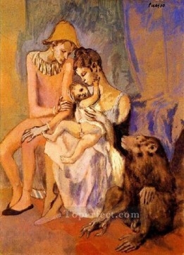 Pablo Picasso Painting - The Acrobat family 1905 cubist Pablo Picasso